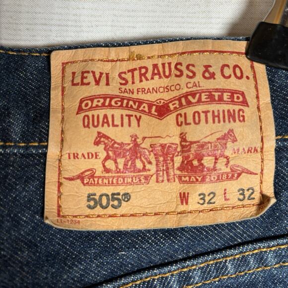 Levi's 505 Regular Fit Jean for Men, Size 32x32 (30X31.5) Medium Stonewash - Picture 4 of 11